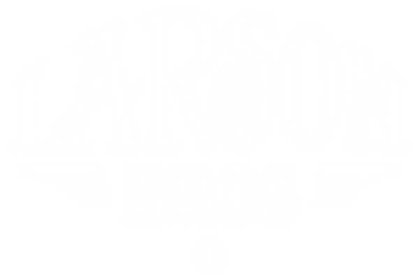 LARSON BROTHERS GUITARS LOGO WHITE