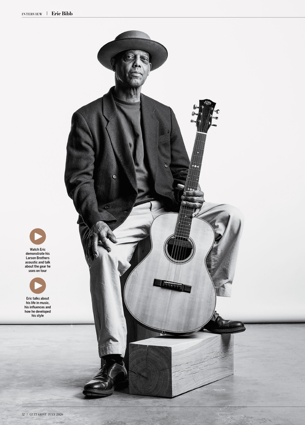 Eric Bibb Interview in Guitarist Magazine June 26 - page 3