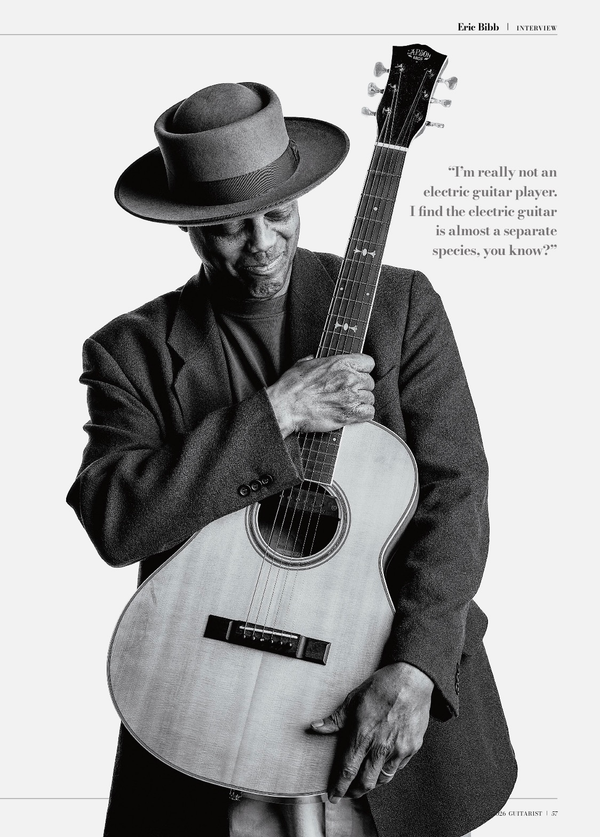 Eric Bibb Interview in Guitarist Magazine June 26 - page 1